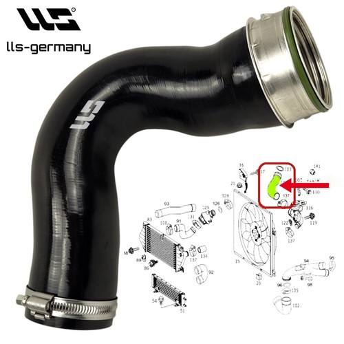 Tubo turbo intercooler - , per